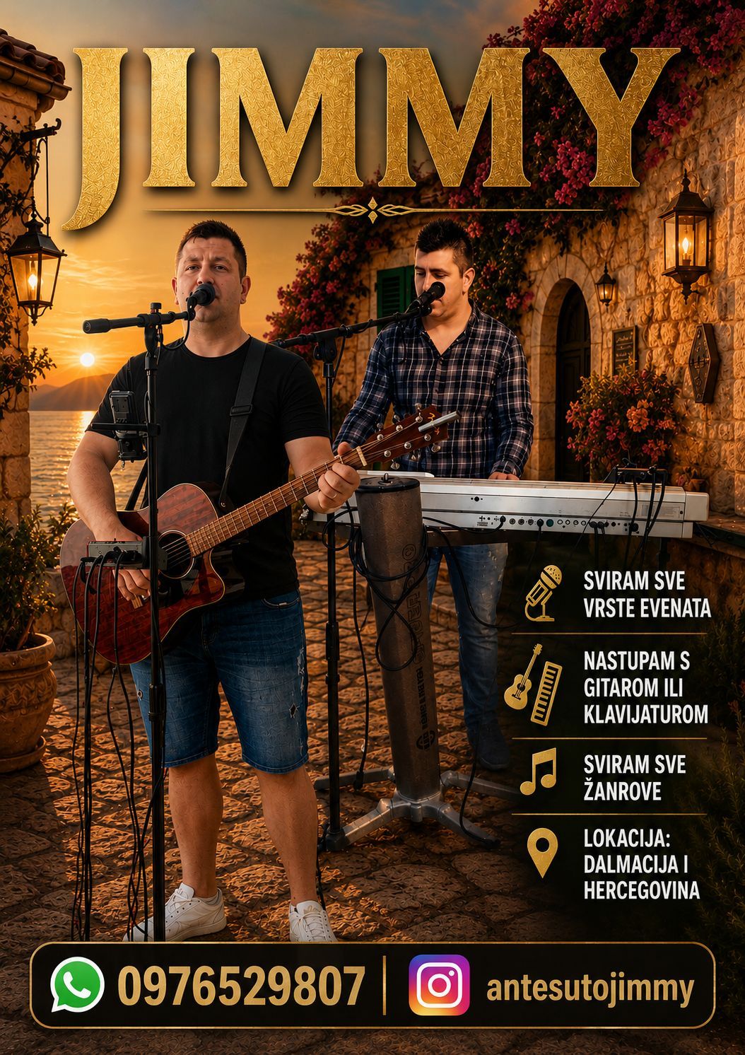 Jimmy LIVE — Bend Imotski, Dalmacija, Hercegovina
